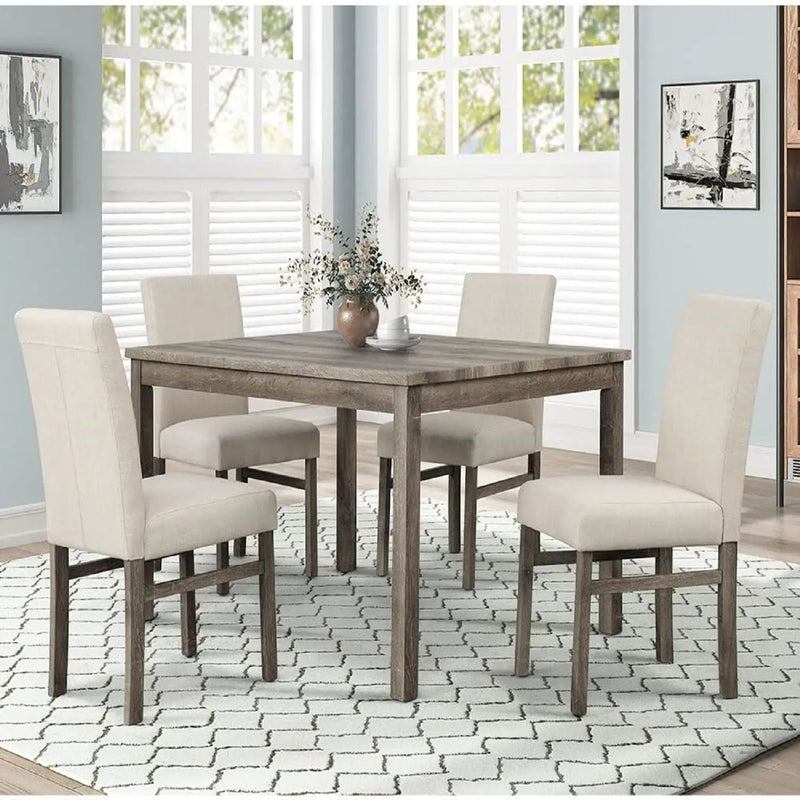 Transitional Upholstered Dining Chair For Kitchen (Set of 2) by HouseOfZazla