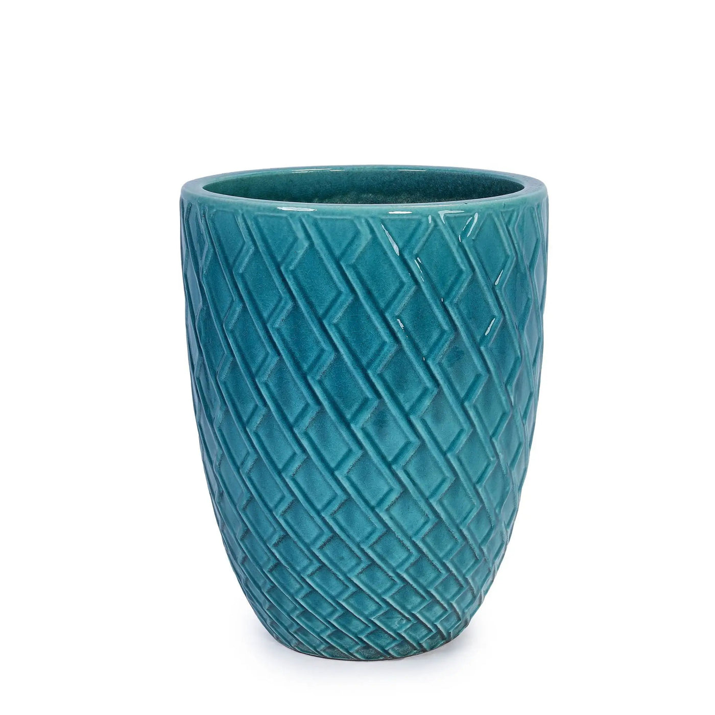 Ceramic Flowerpot, Planter For Patio, Garden, Windowsill by HouseOfZazla