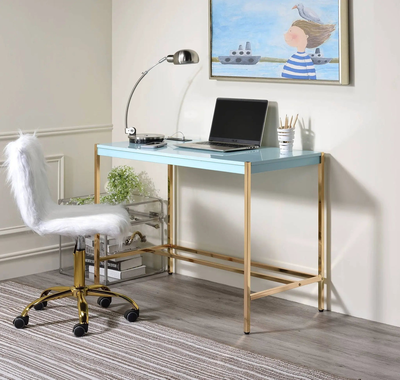 Midriaks Writing Desk With USB by HouseOfZazla