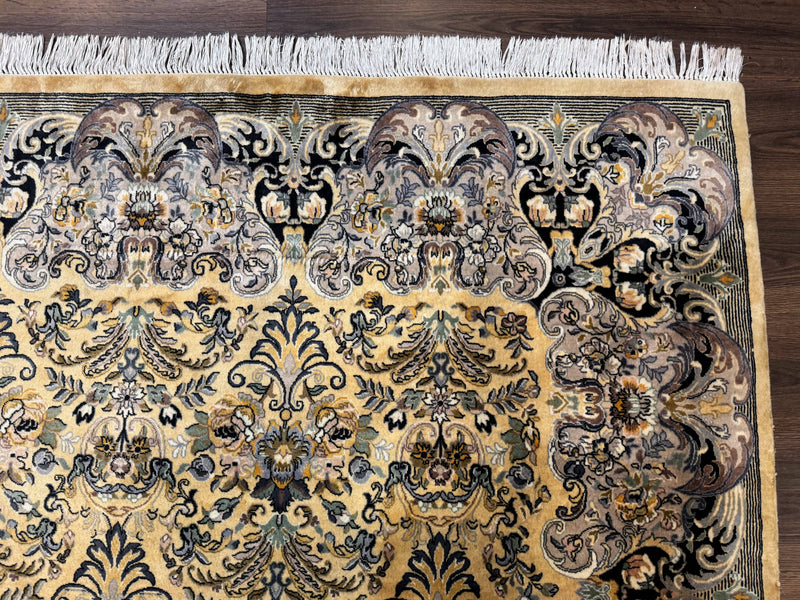 Pak Persian Rug 8x10, Allover Pattern, Fine 225 KPSI, Cream by Jewel Rugs