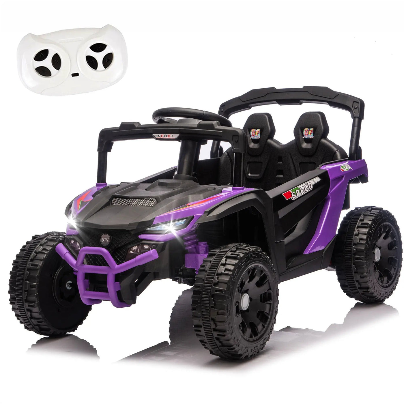 24V Kids Ride-On UTV with Remote Control and Music by HouseOfZazla