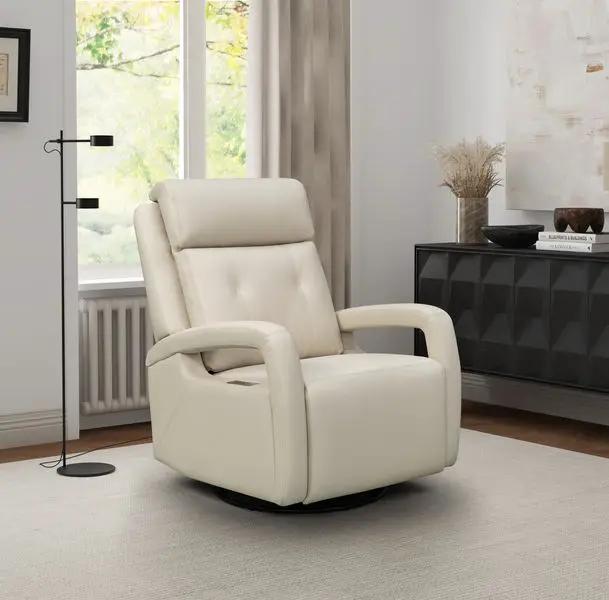 Gilbert - Power Swivel Glider Recliner With Power Recline, Power Headrest And Power Lumbar by Unique Piece Furniture