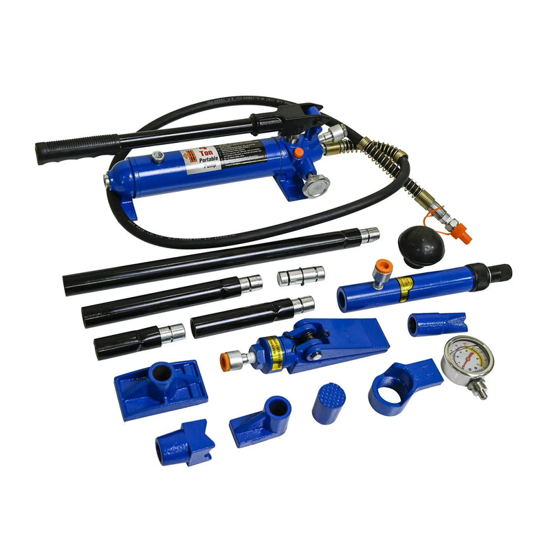 4T Separating Hydraulic Jack, Sheet Metal Separating Jack, Separating Hydraulic Combination To Repair The Depression - Black / Blue by HouseOfZazla