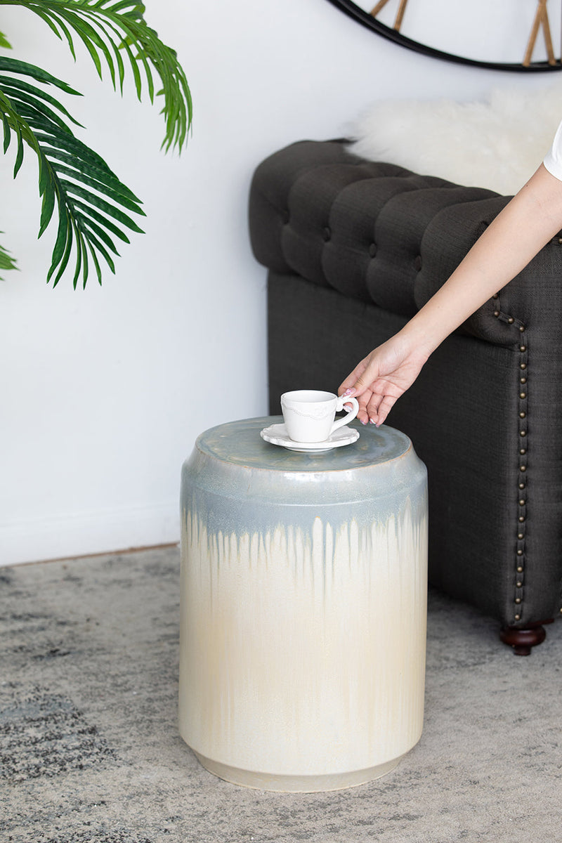 Florence Reactive Glaze Ceramic Garden Stool, photo 8 of 10