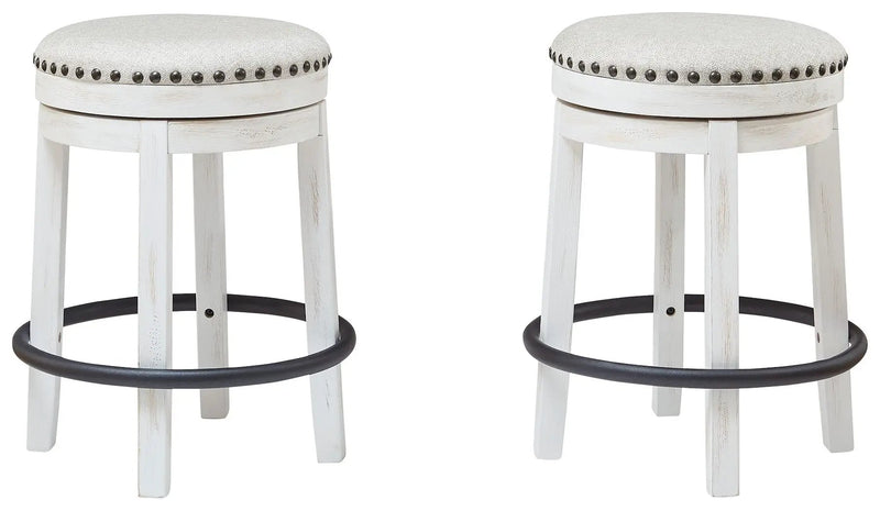 Valebeck - Upholstered Swivel Stool by Unique Piece Furniture