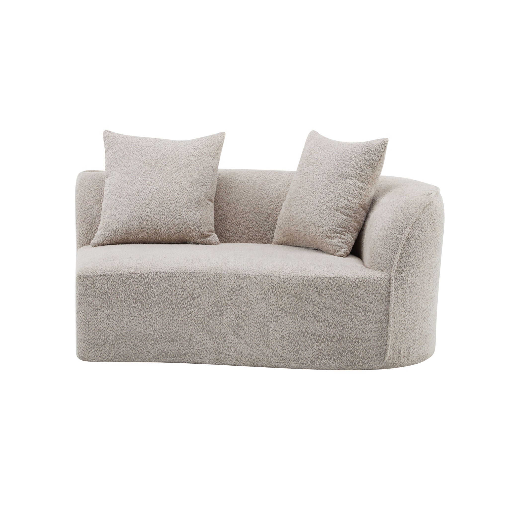 Elegant Curved Sectional Sofa With Full Foam Comfort by HouseOfZazla