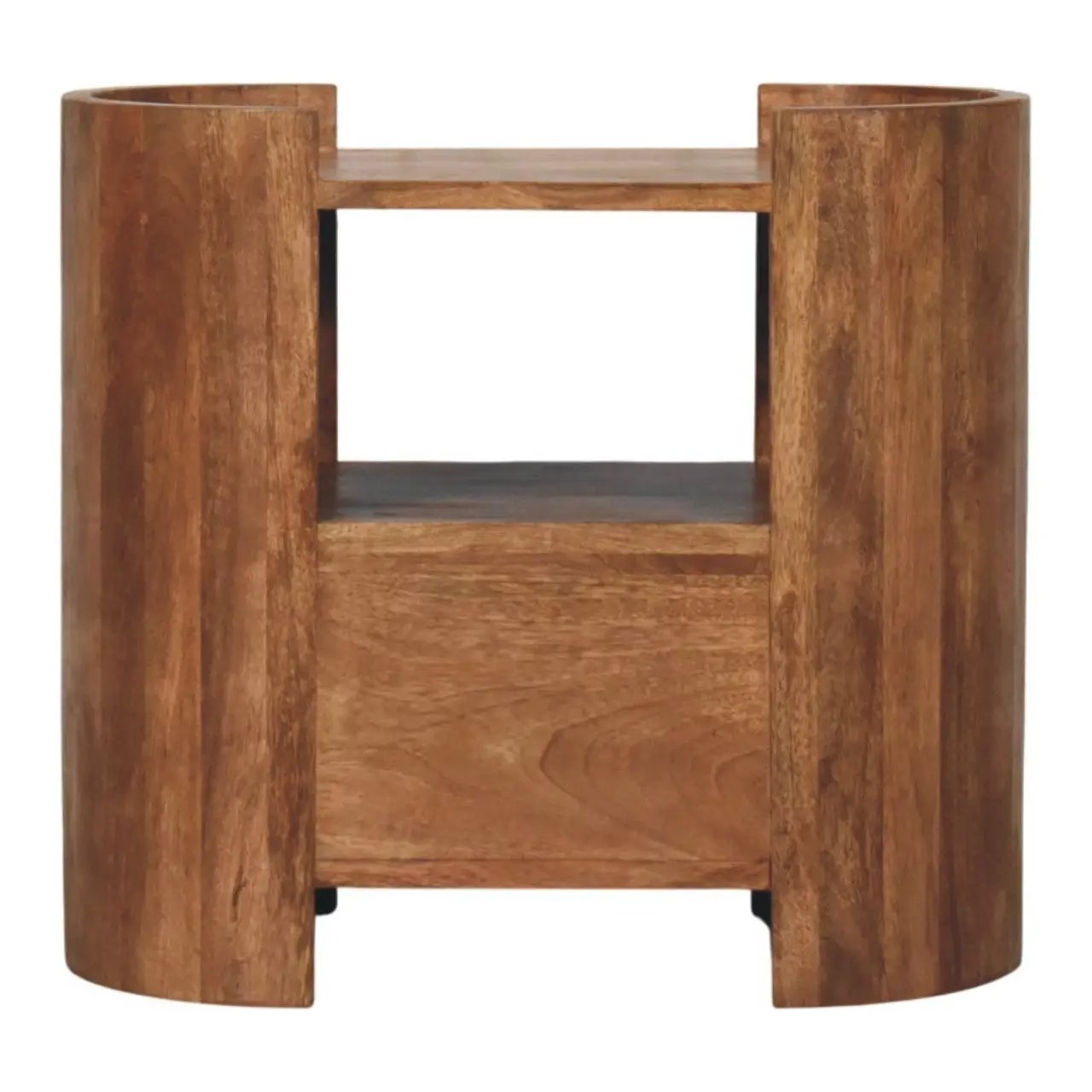 Solid Wood Valencia Sculpted Bedside by HouseOfZazla