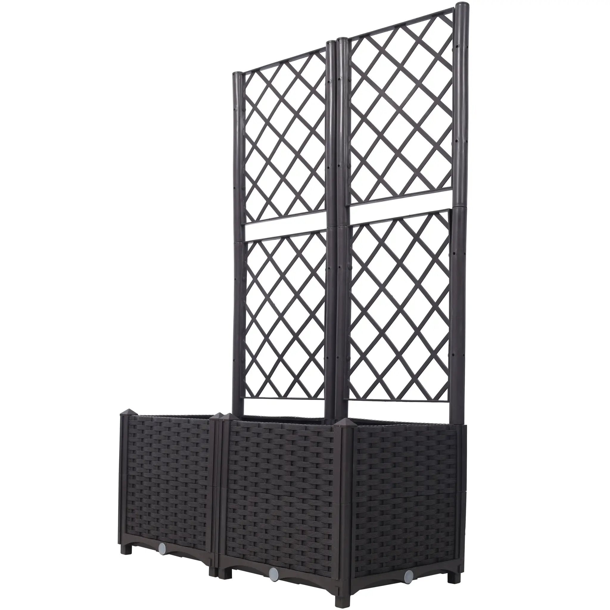 Poly Rattan Garden Planter by HouseOfZazla