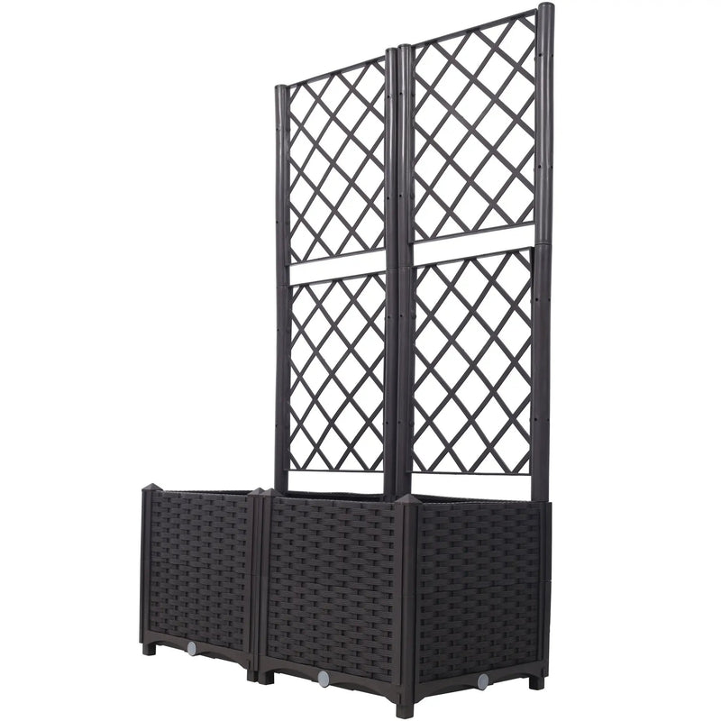 Poly Rattan Garden Planter by HouseOfZazla