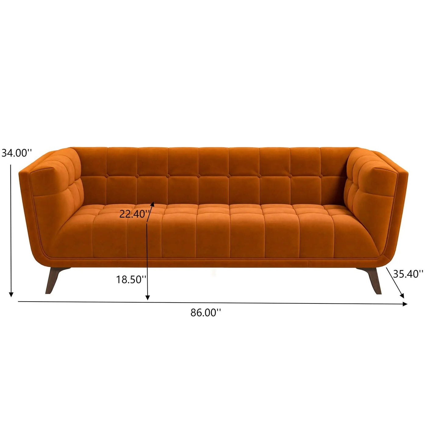 Addison - Mid-Century Modern Design Tufted Sofa by Unique Piece Furniture