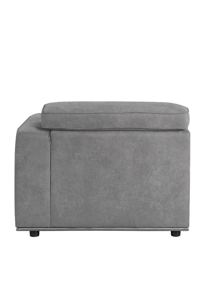 Alwin - Modular Rf Chaise - Dark Gray Fabric by Unique Piece Furniture