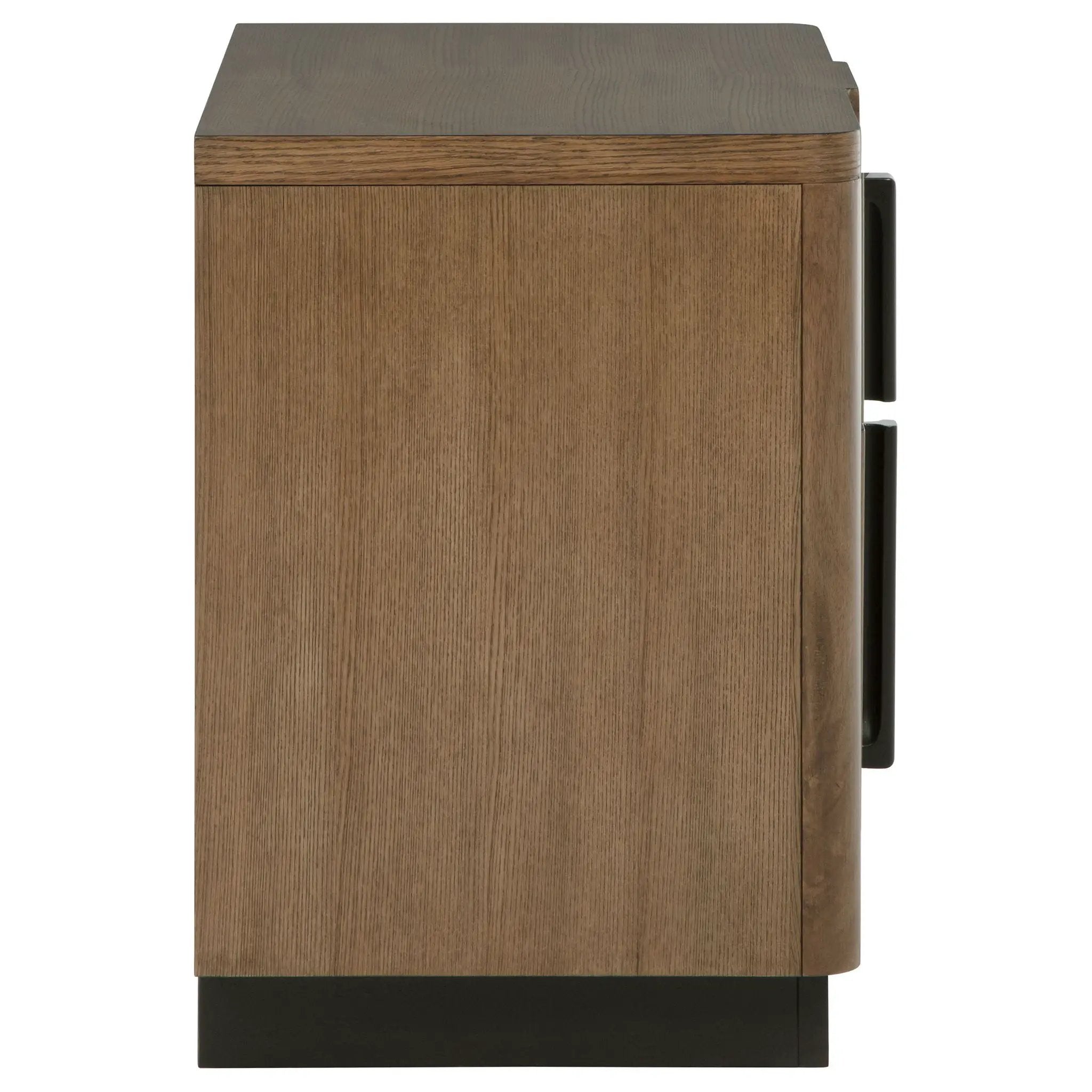 Moraga - 2 Drawer Nightstand - Ash Brown by HouseOfZazla