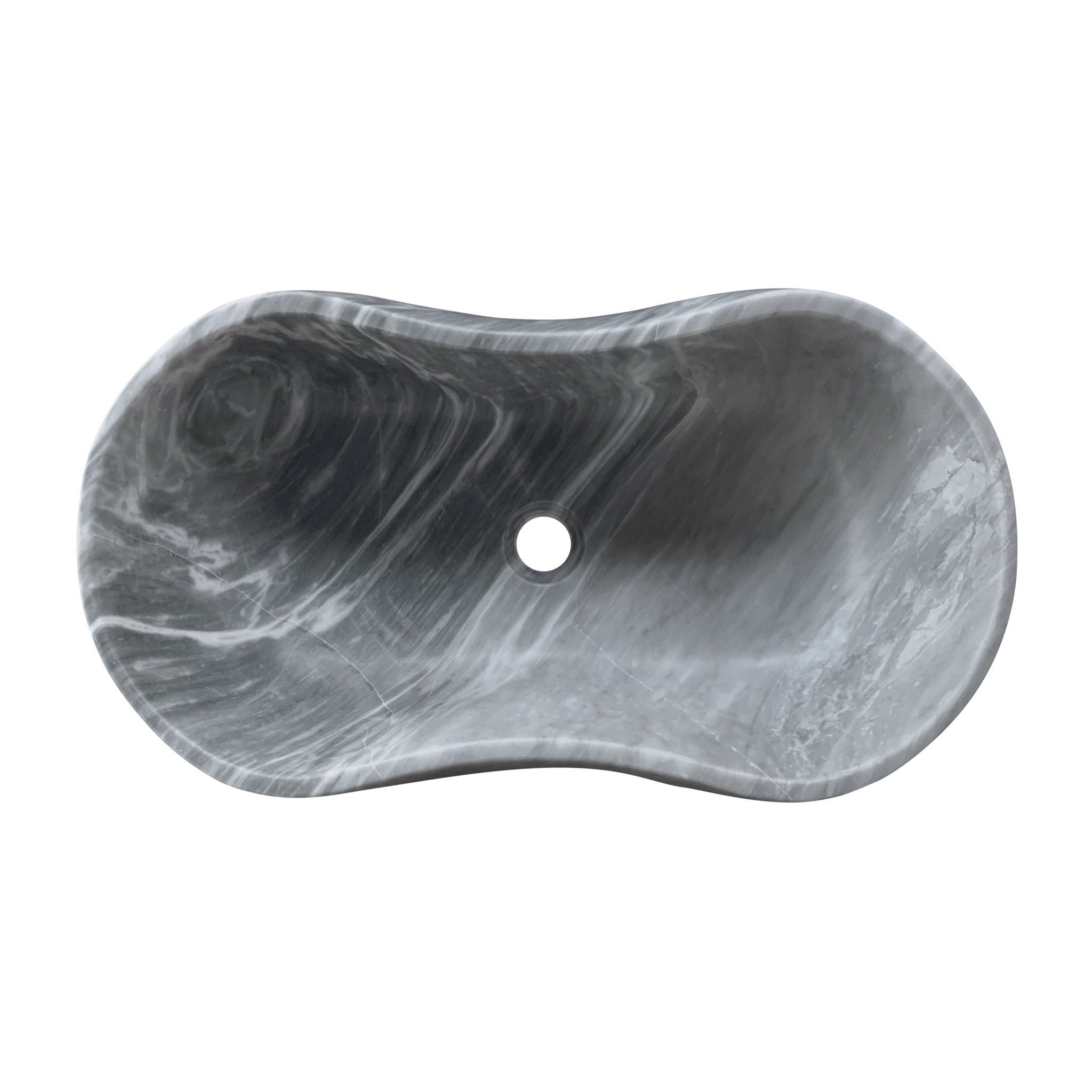 Bathroom Vessel Sink With Wavy Design by HouseOfZazla