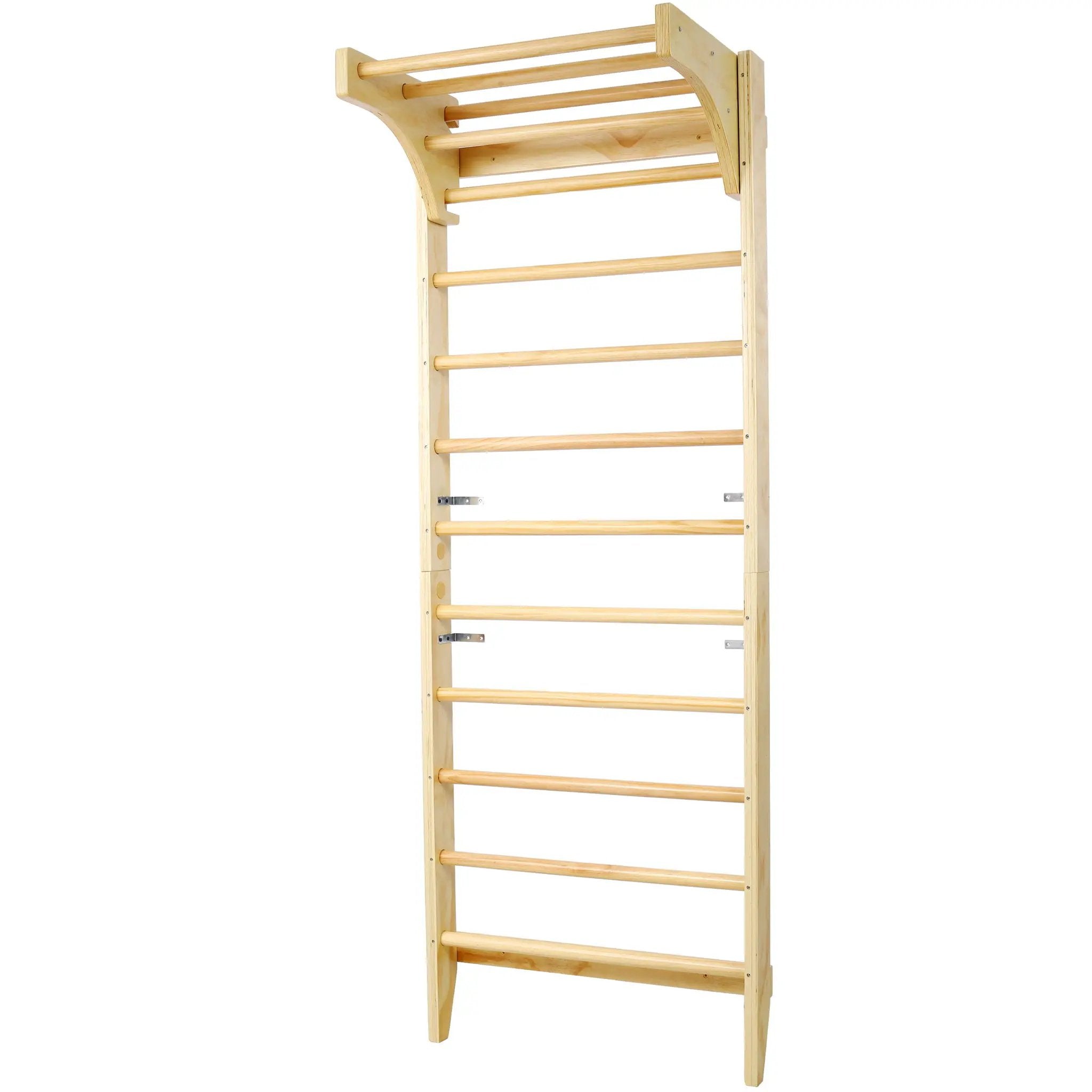 Swedish Ladder, Stall Bars Set For Physical Therapy & Gymnastics - Natural by HouseOfZazla