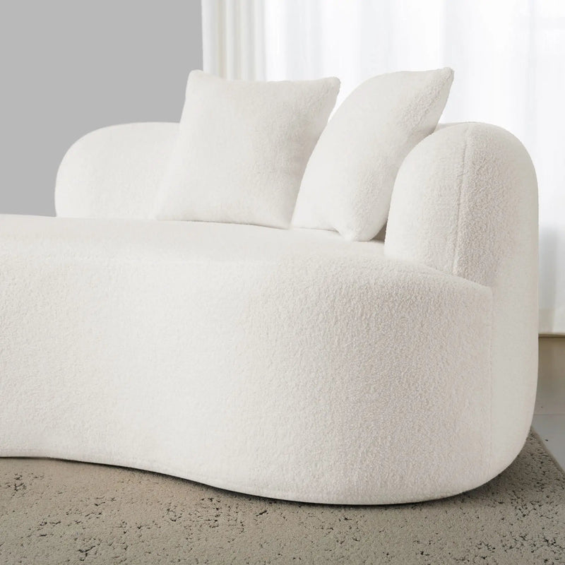 Curved 4 Seater Full Compression Sponge Sofa