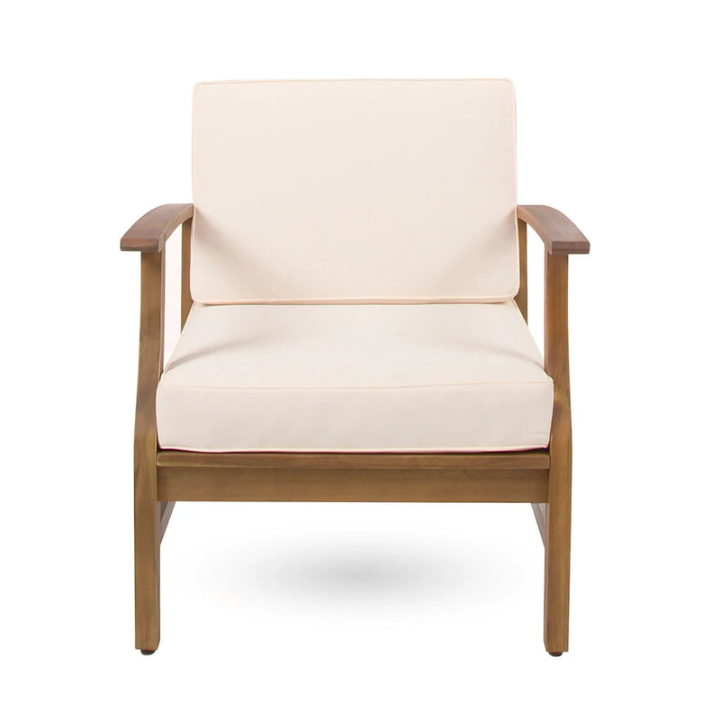 Perla Contemporary Club Chair with Water Resistant Cushion by HouseOfZazla