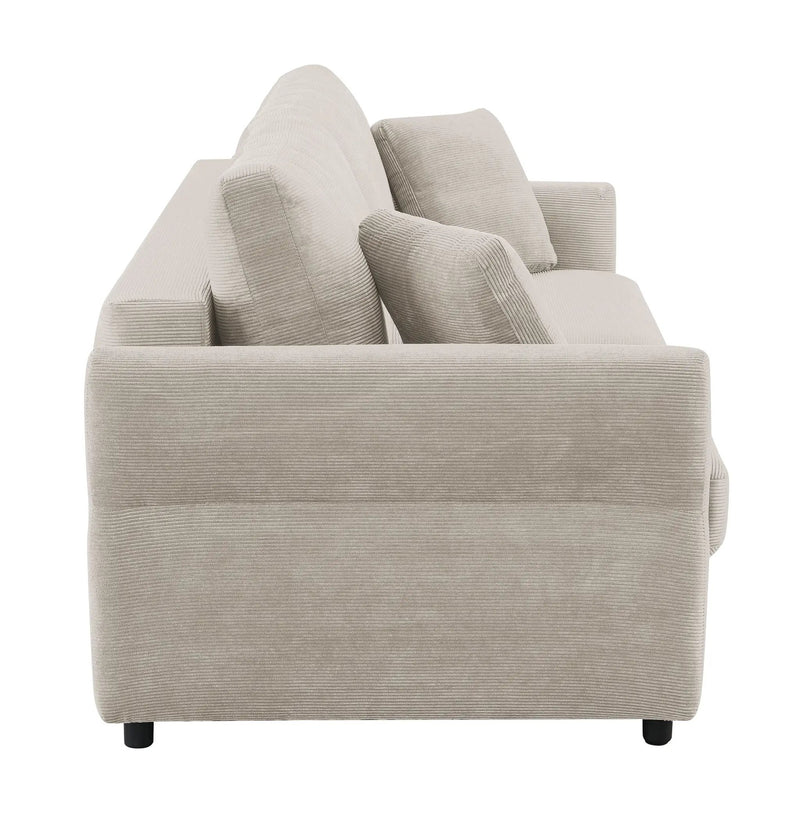 Haran Fabric Pull-Out Sleeper with Storage by HouseOfZazla