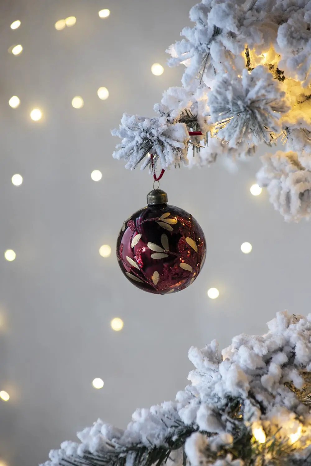 Christmas Ball Glass Decorative Hanging Ball Christmas Tree Ornaments, For Holiday Party Decorations by HouseOfZazla