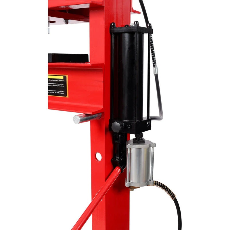 30 Ton Air Hydraulic Shop Press With Gauge, Adjustable H-Frame by HouseOfZazla