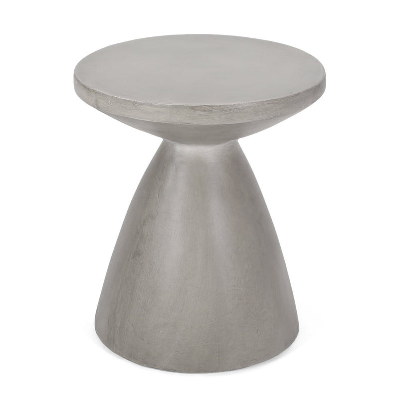 Outdoor Lightweight Concrete Side Table by HouseOfZazla