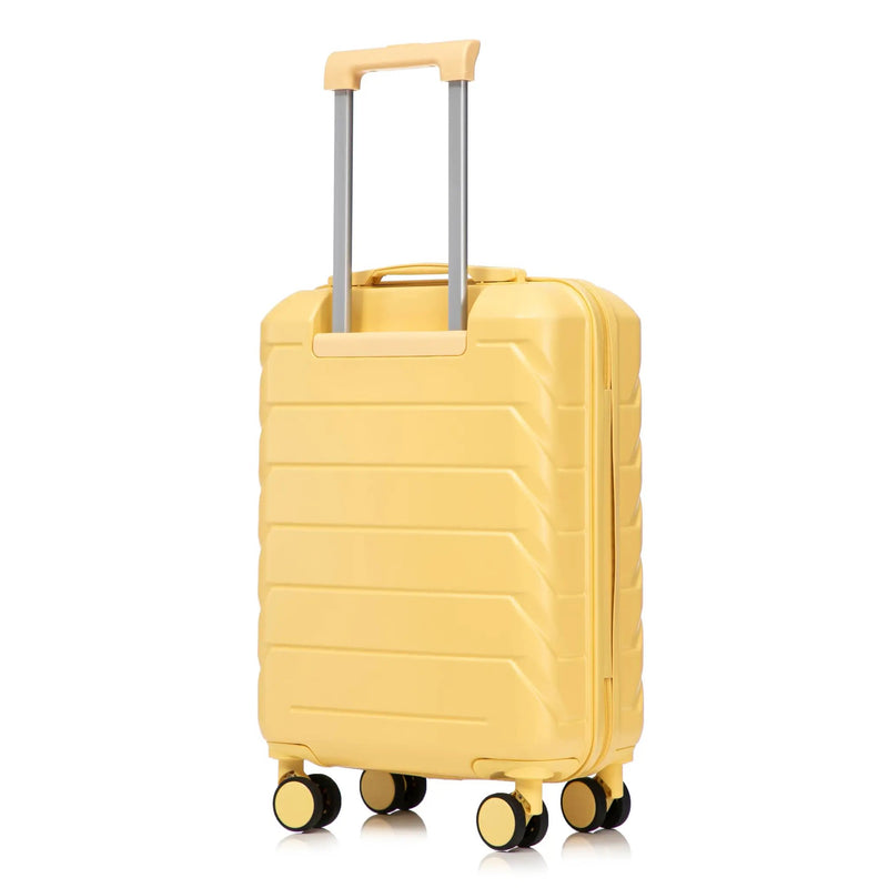 14'/20' 2-Piece ABS Spinner Wheel Luggage Set with Combination Lock by HouseOfZazla