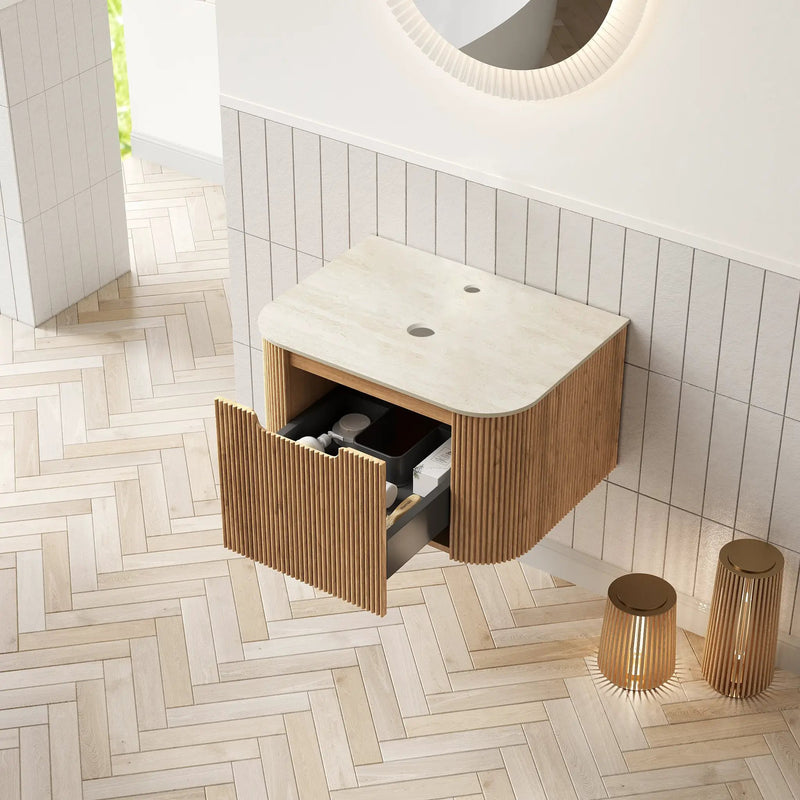 Dina 24'' Wall Mounted Plywood Cabinet with 1 Drawer by HouseOfZazla