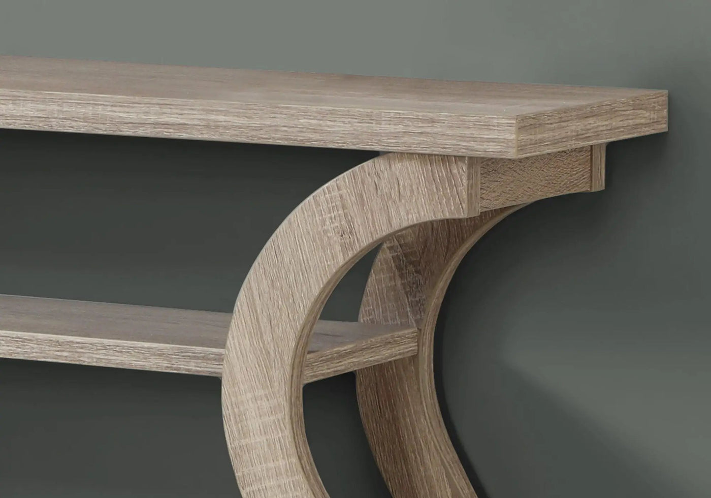 Accent Console Table For Entryway, Unique Curved Design by HouseOfZazla