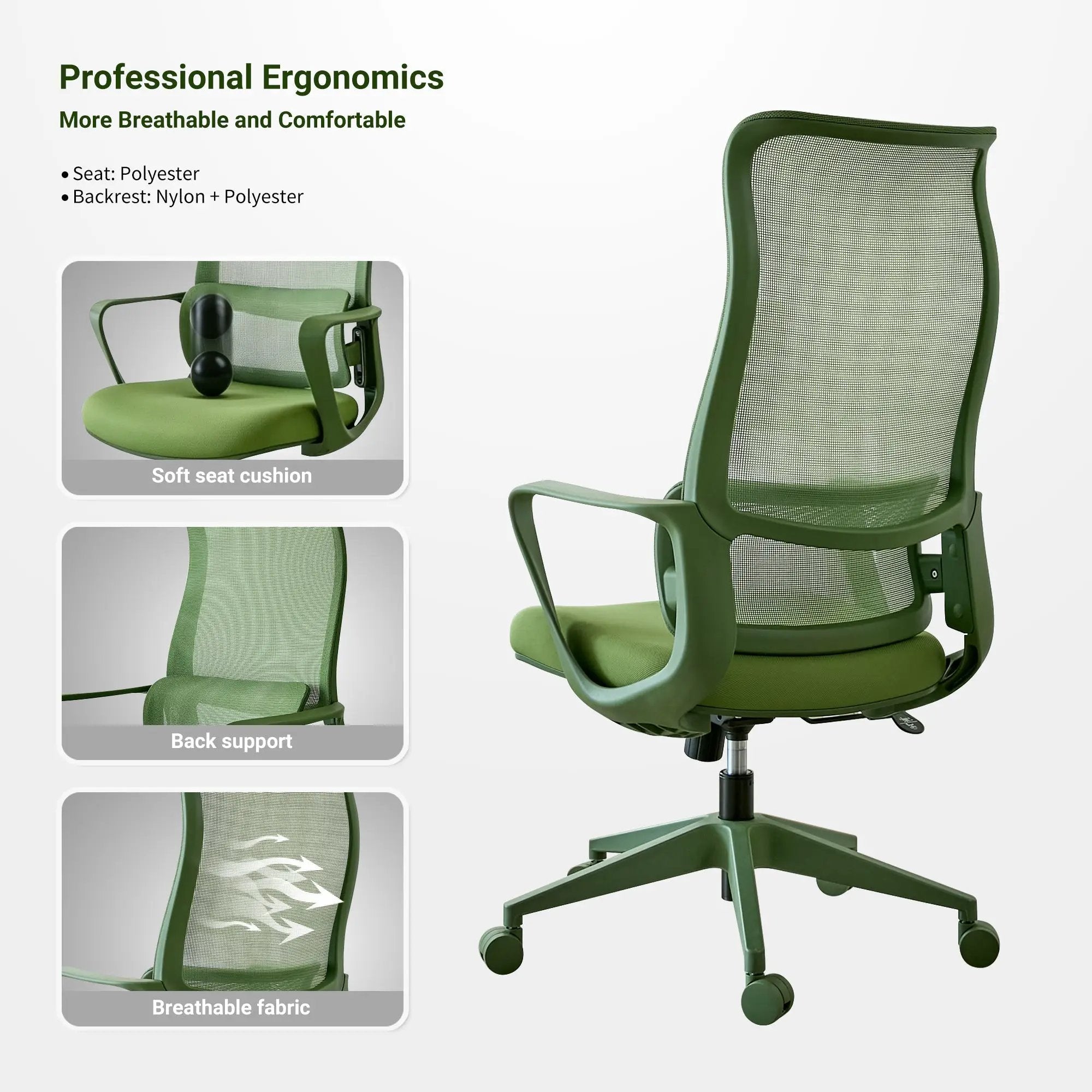 Ergonomic Colorful Office Chair by HouseOfZazla