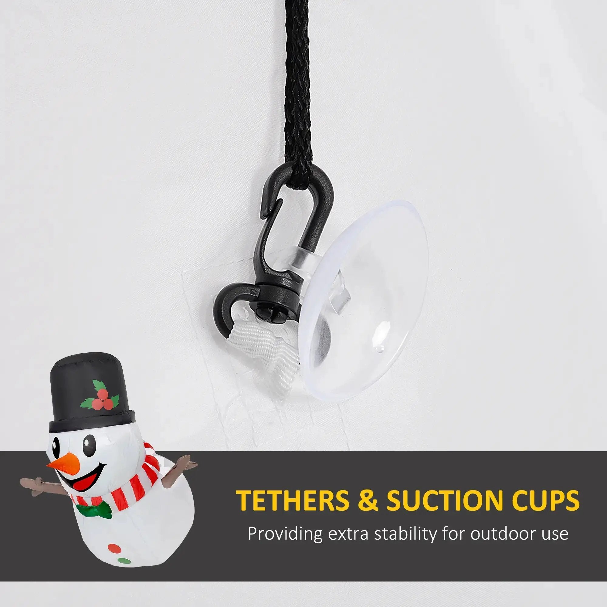 3.4' Inflatable Hanging Snowman Christmas Display by HouseOfZazla
