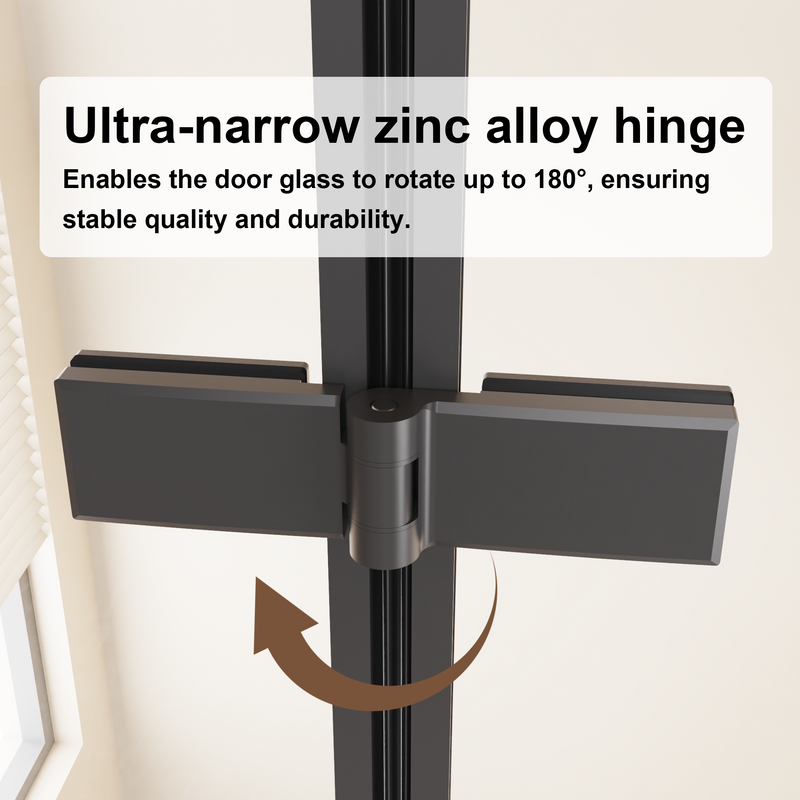 Framed Bi-fold Pivot Shower Door 32"x72" by HouseOfZazla