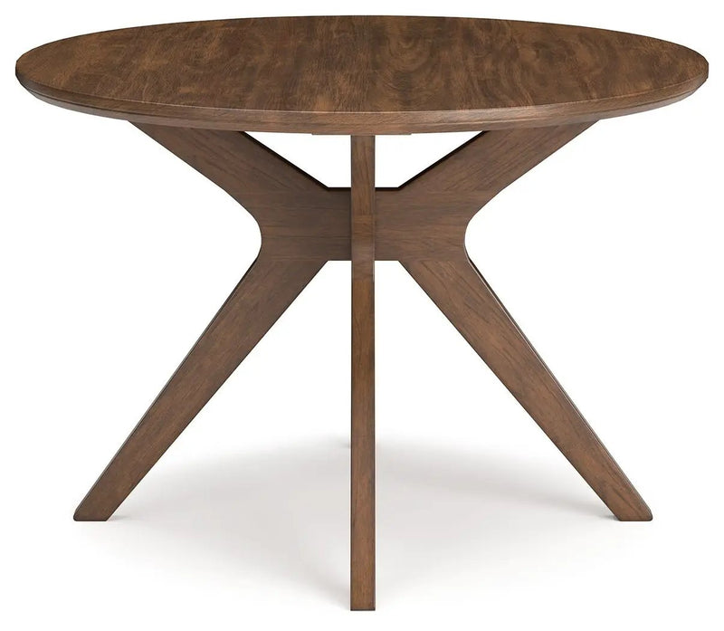 Lyncott - Round Dining Room Table - Brown by Unique Piece Furniture