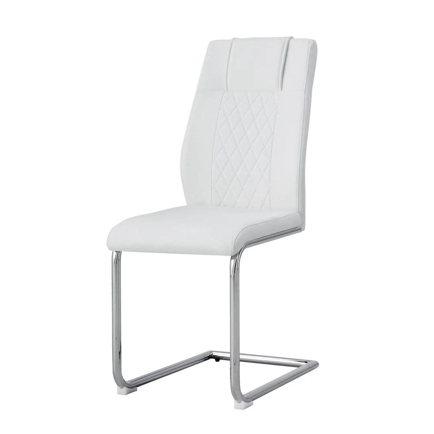 Modern Dining Chairs With Padded Seat, Metal Legs by HouseOfZazla