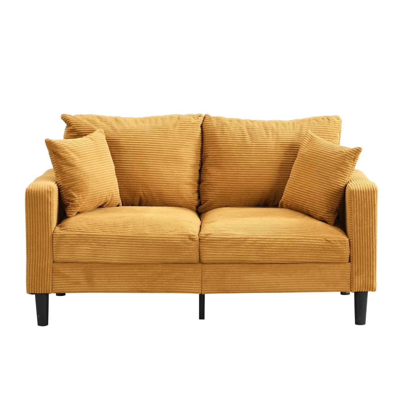 Modern Upholstered Loveseat Sofa, High Resilience by HouseOfZazla
