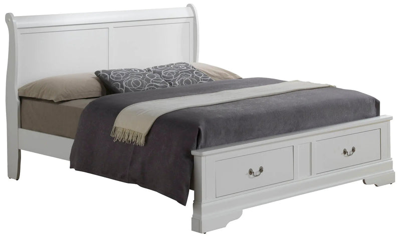 Upholstered Panel Sleigh Bed Design by Unique Piece Furniture