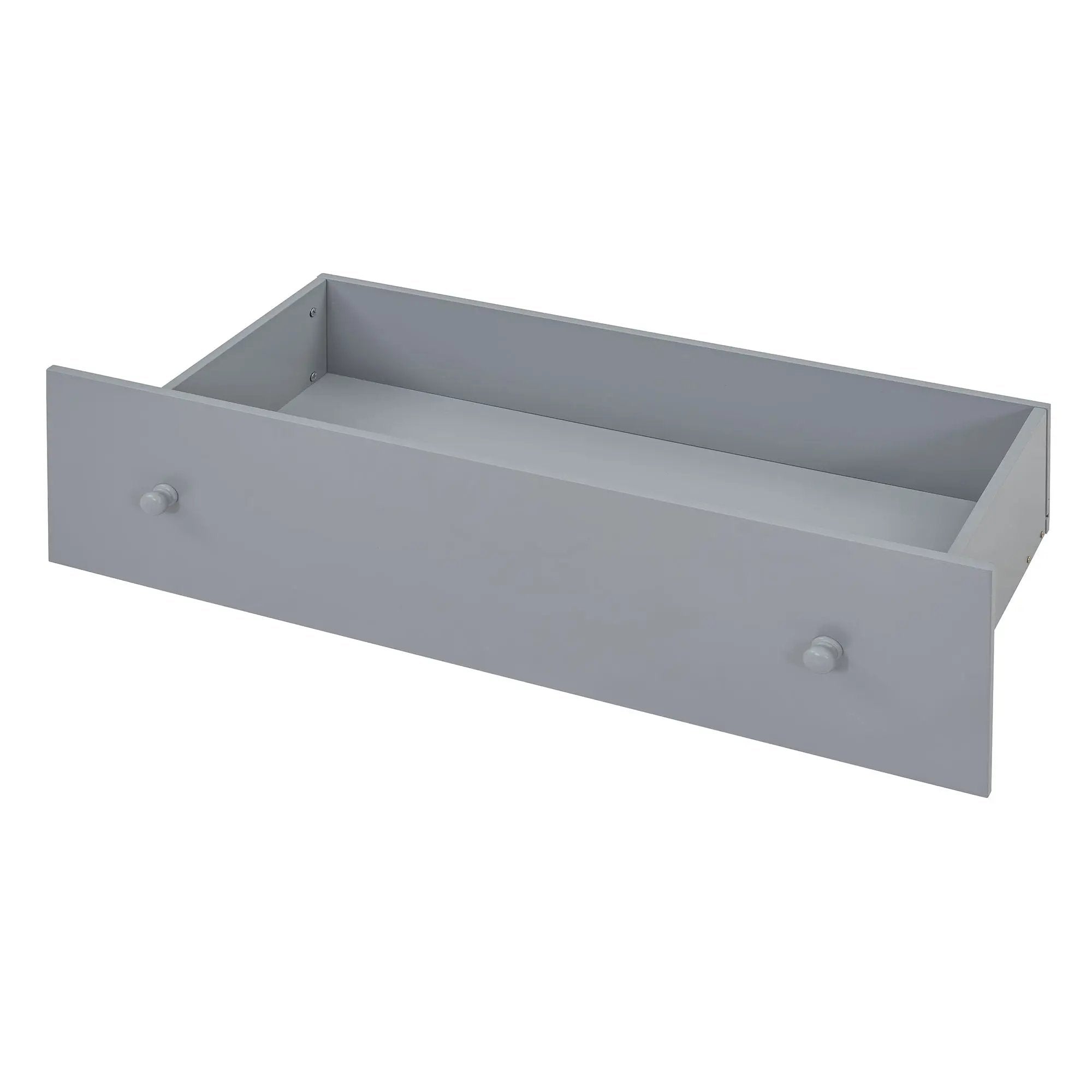 Loft Platform Bed With 7 Drawers And Full Guardrails, Modern L Shaped Space Savin by HouseOfZazla