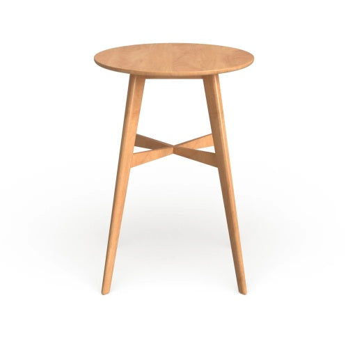 Mid-Century Modern Round Bar Table – 42" High Bar Table with Tapered Legs by HouseOfZazla