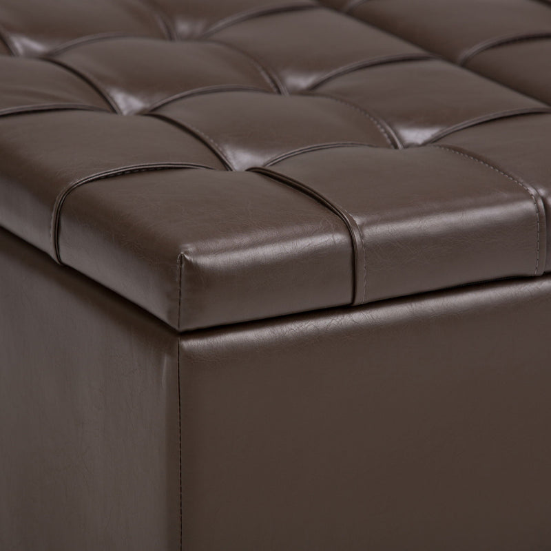 Harrison - Upholstered Coffee Table Storage Ottoman by HouseOfZazla