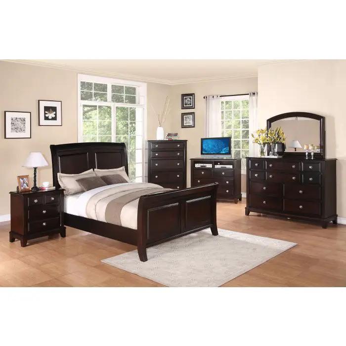 Elegant Transitional Bed by HouseOfZazla