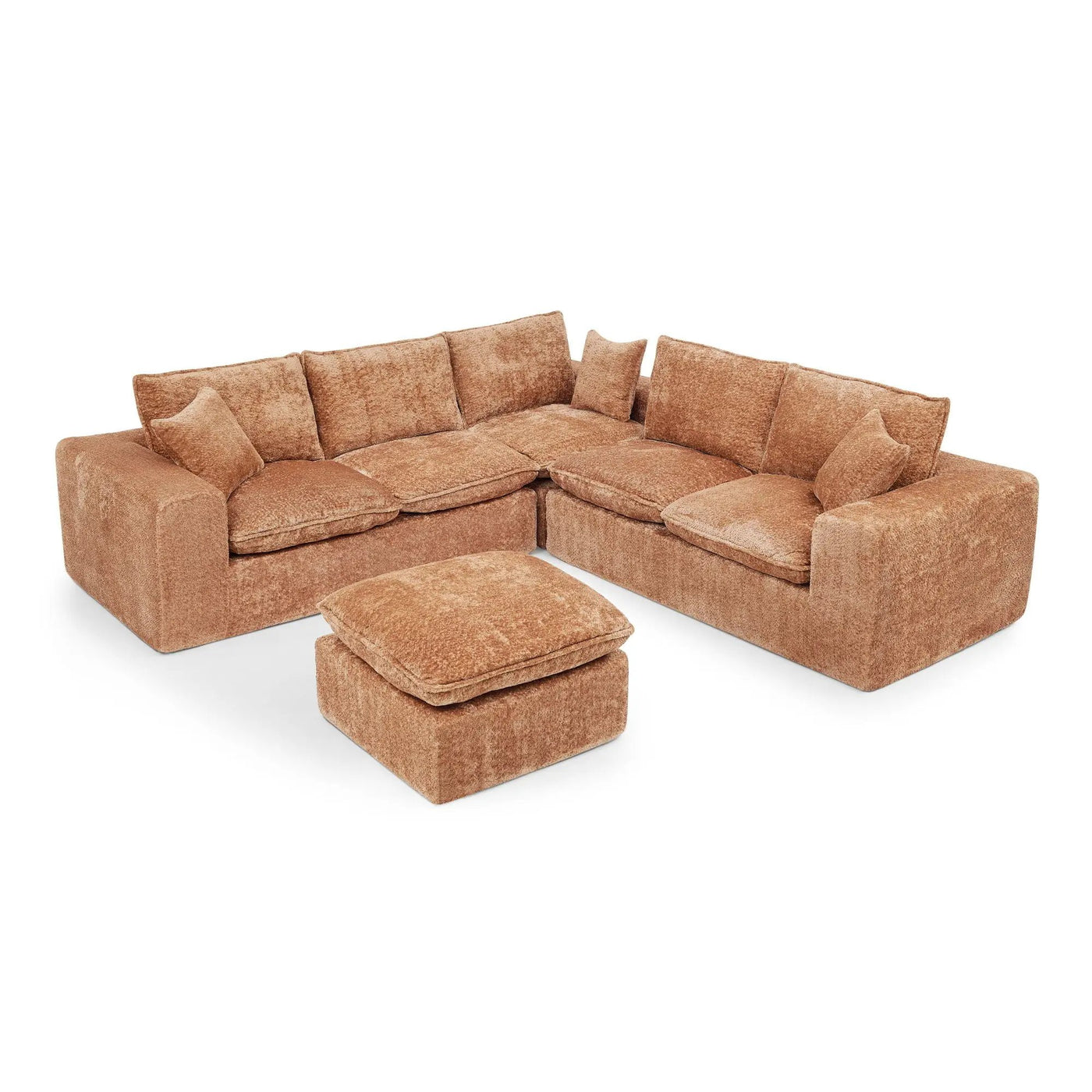 Sectional Sofa With Moveable Ottoman by HouseOfZazla