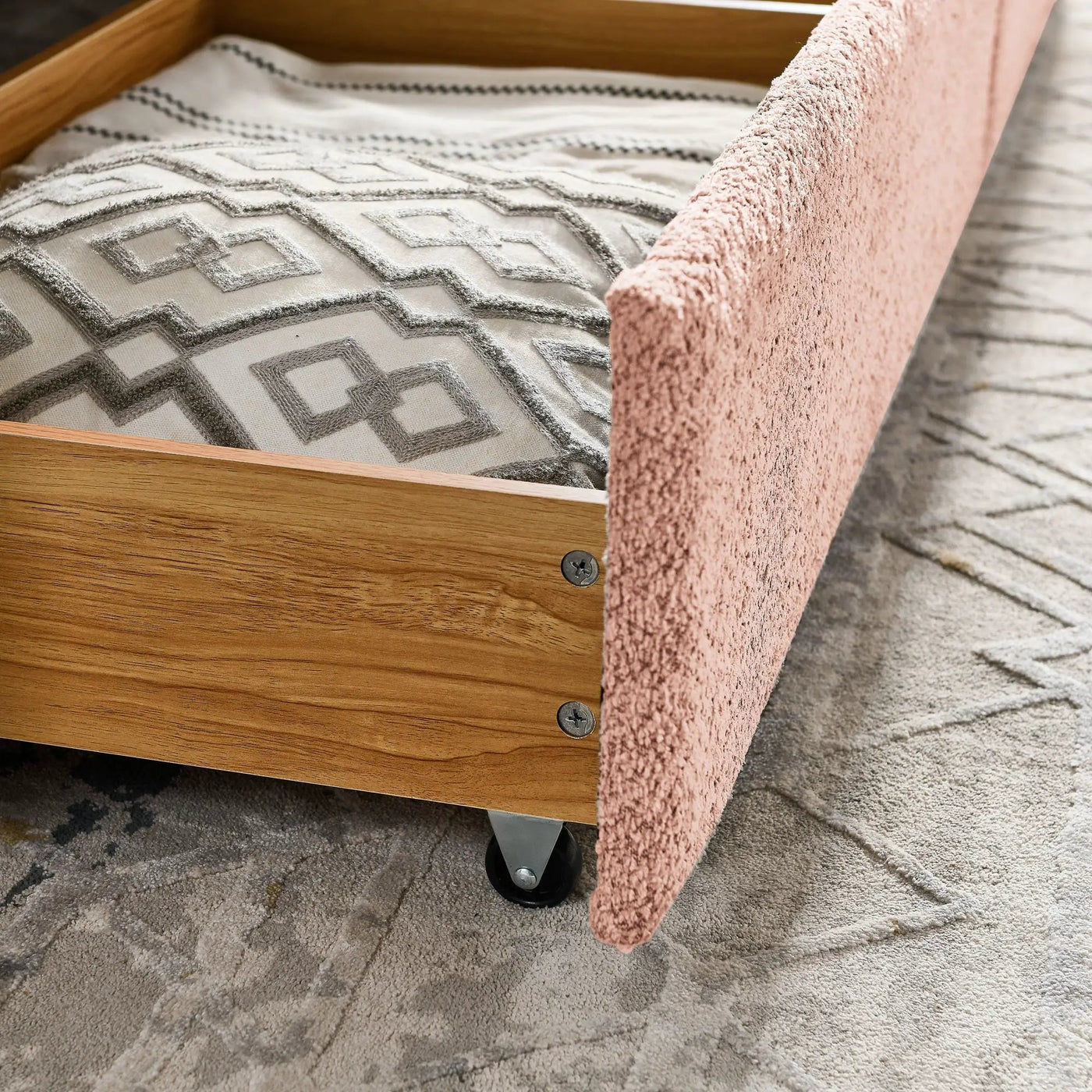 Upholstered Daybed & 2 Drawers by Unique Piece Furniture