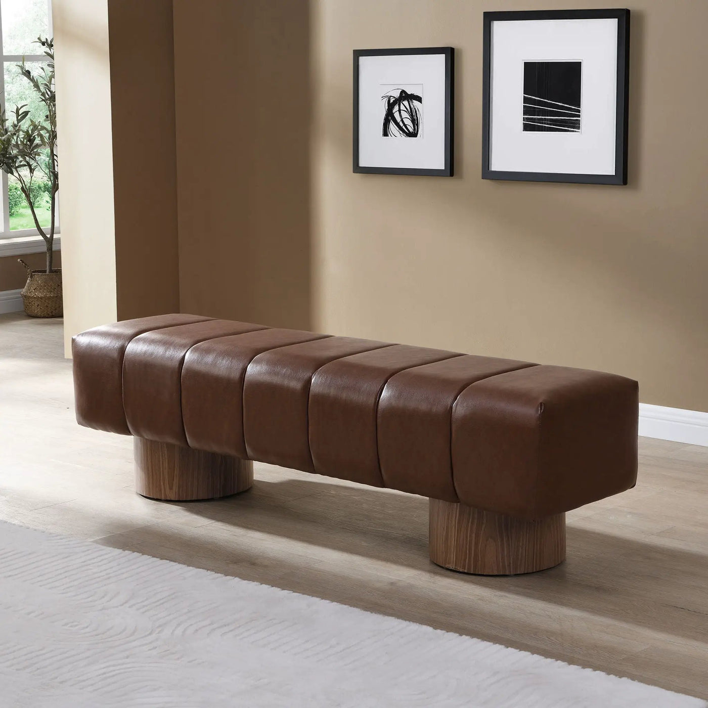 Upholstered Dining Bench For Dining Room by HouseOfZazla
