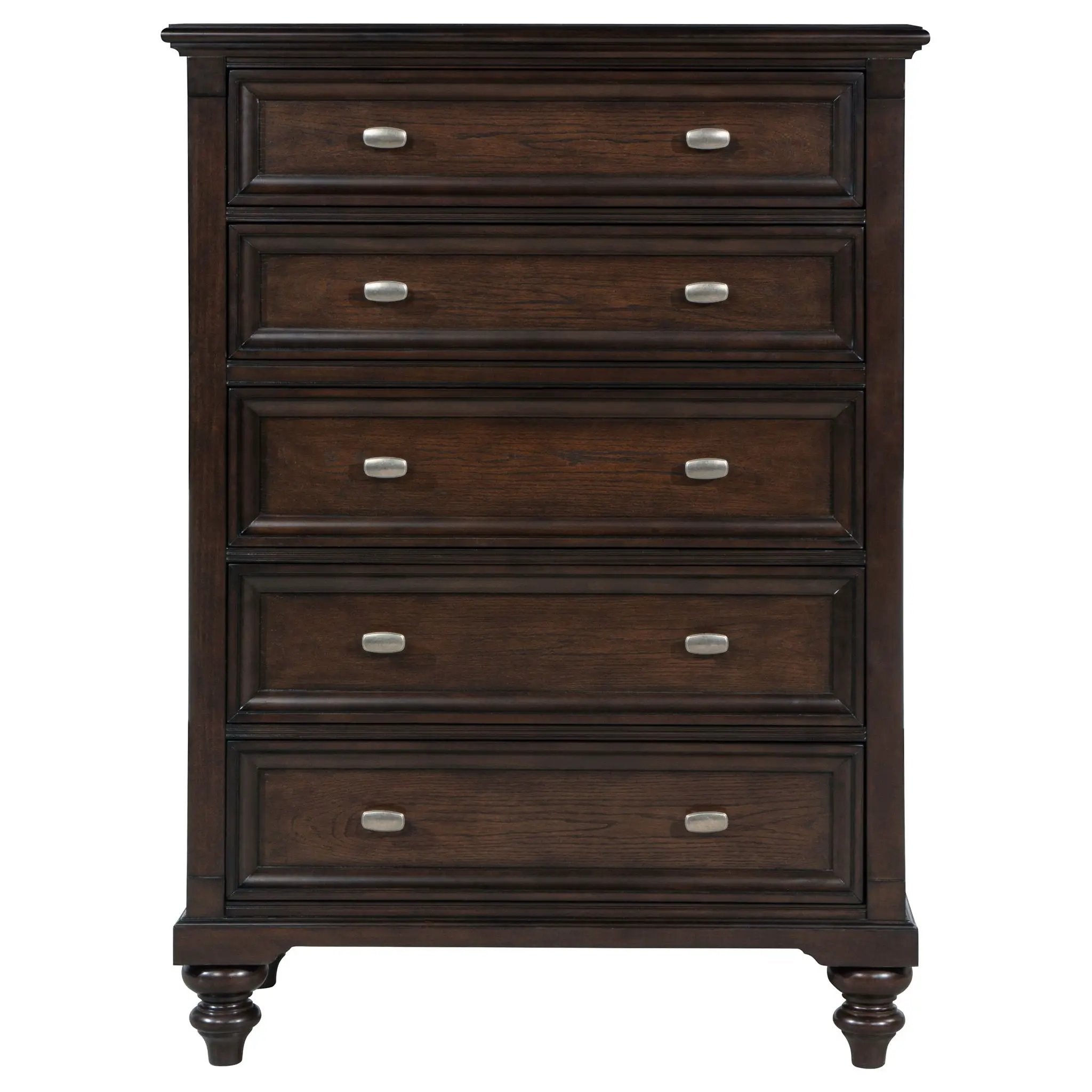 Andover 5-drawer Chest of Drawers Dark Oak by Unique Piece Furniture