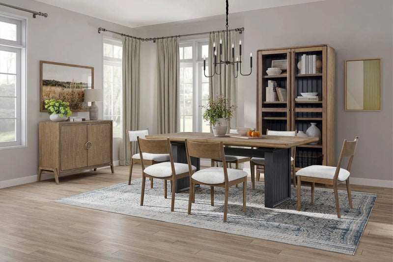2 Door Server - Light Brown by Unique Piece Furniture