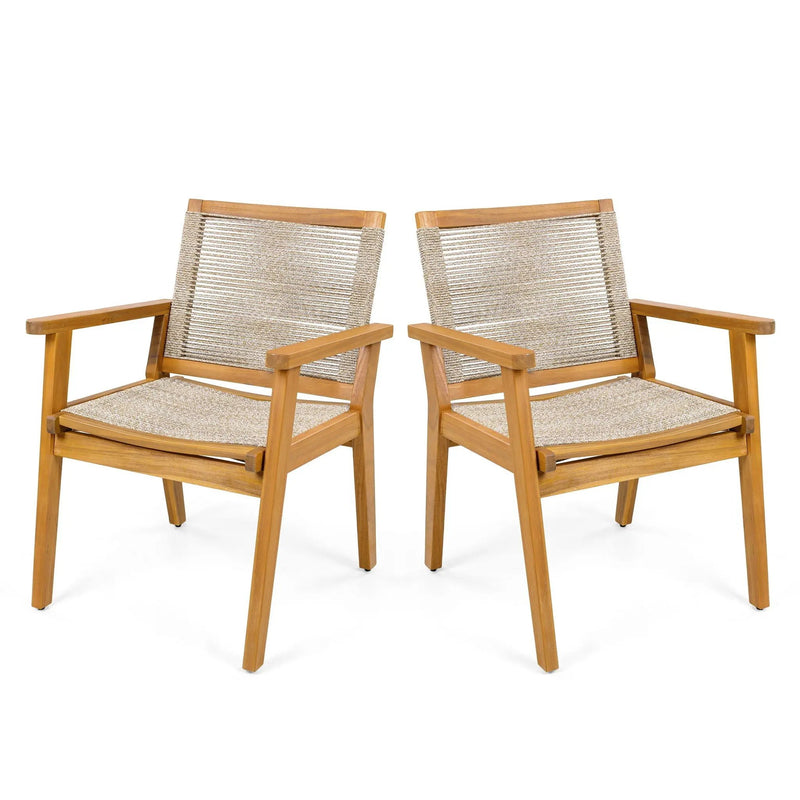 Outdoor Rope Dining Chair (Set of 2) by HouseOfZazla