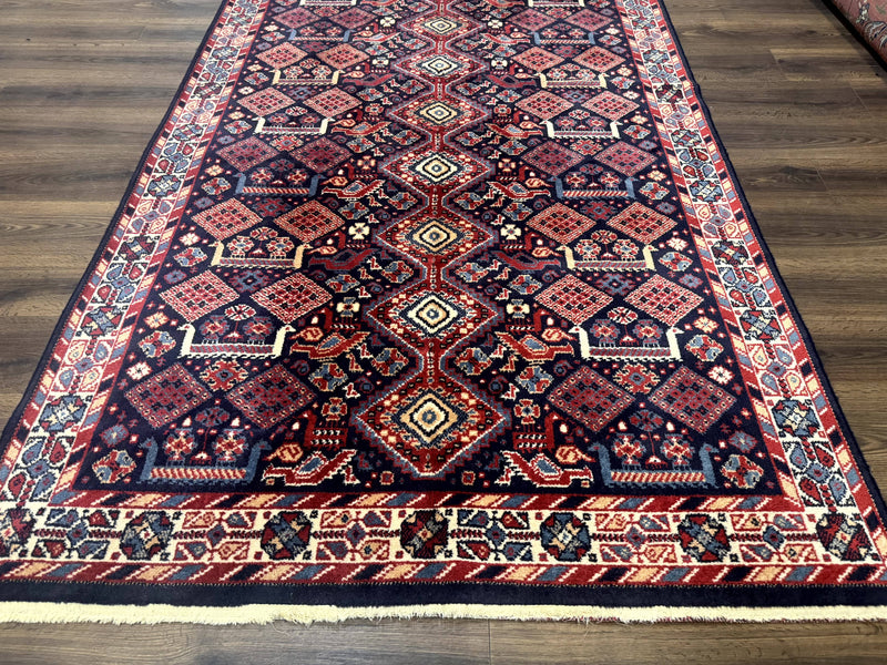 Karastan Rug 5x8, Yuruk Collection #530, Geometric Tribal Wool Pile Vintage Carpet by Jewel Rugs