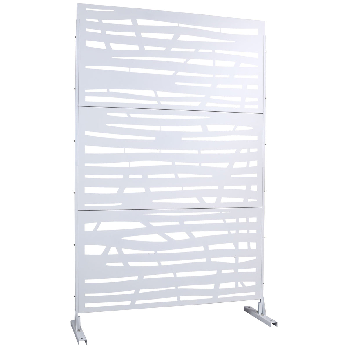 Metal Privacy Screen Room Divider with Durable Construction - Black, White, Dark Brown, photo 20 of 39