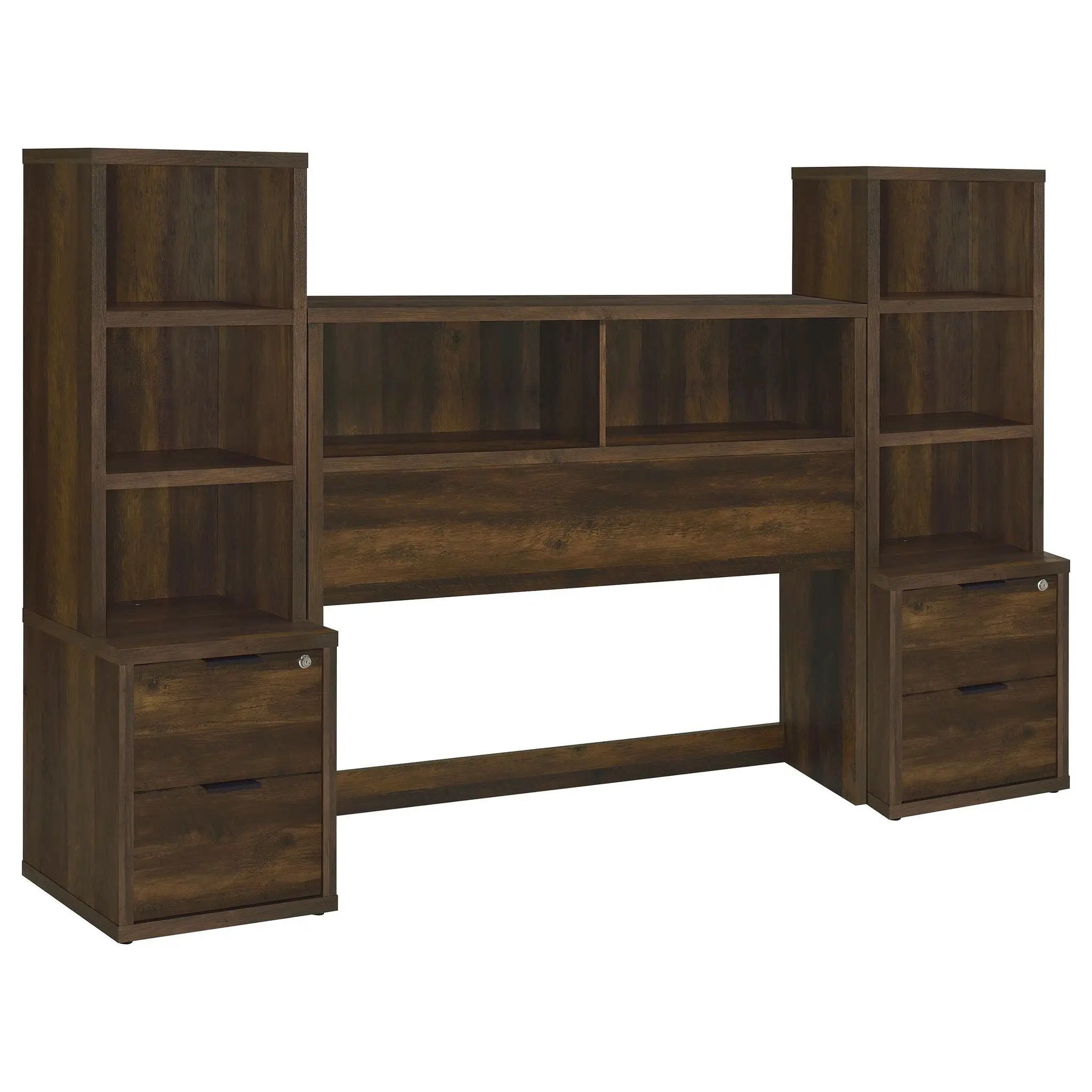 Geary - 3 Piece Bedroom Set With Bookcase Headboard by HouseOfZazla