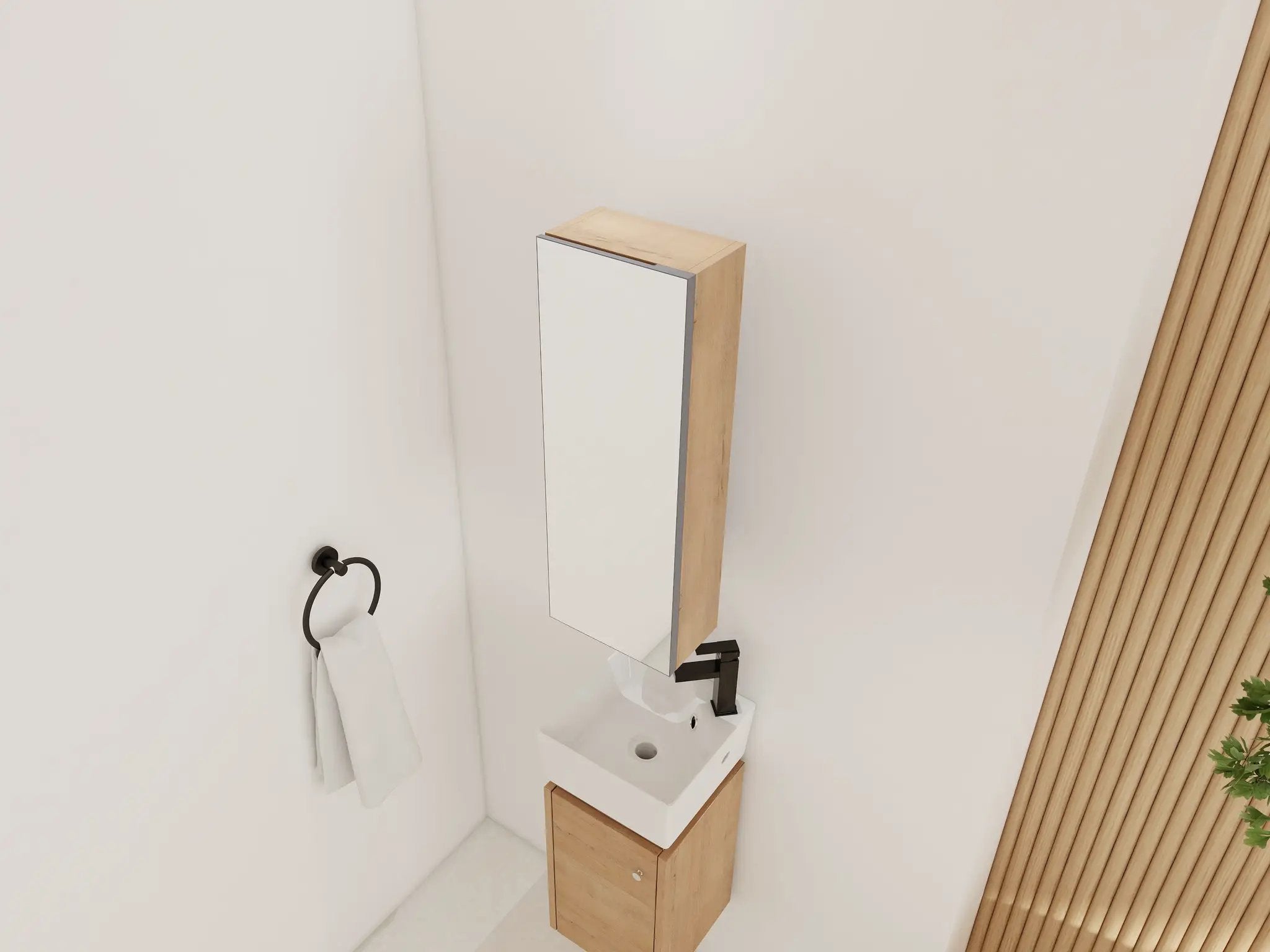 10'' Bathroom Mirror Cabinet with Storage by HouseOfZazla