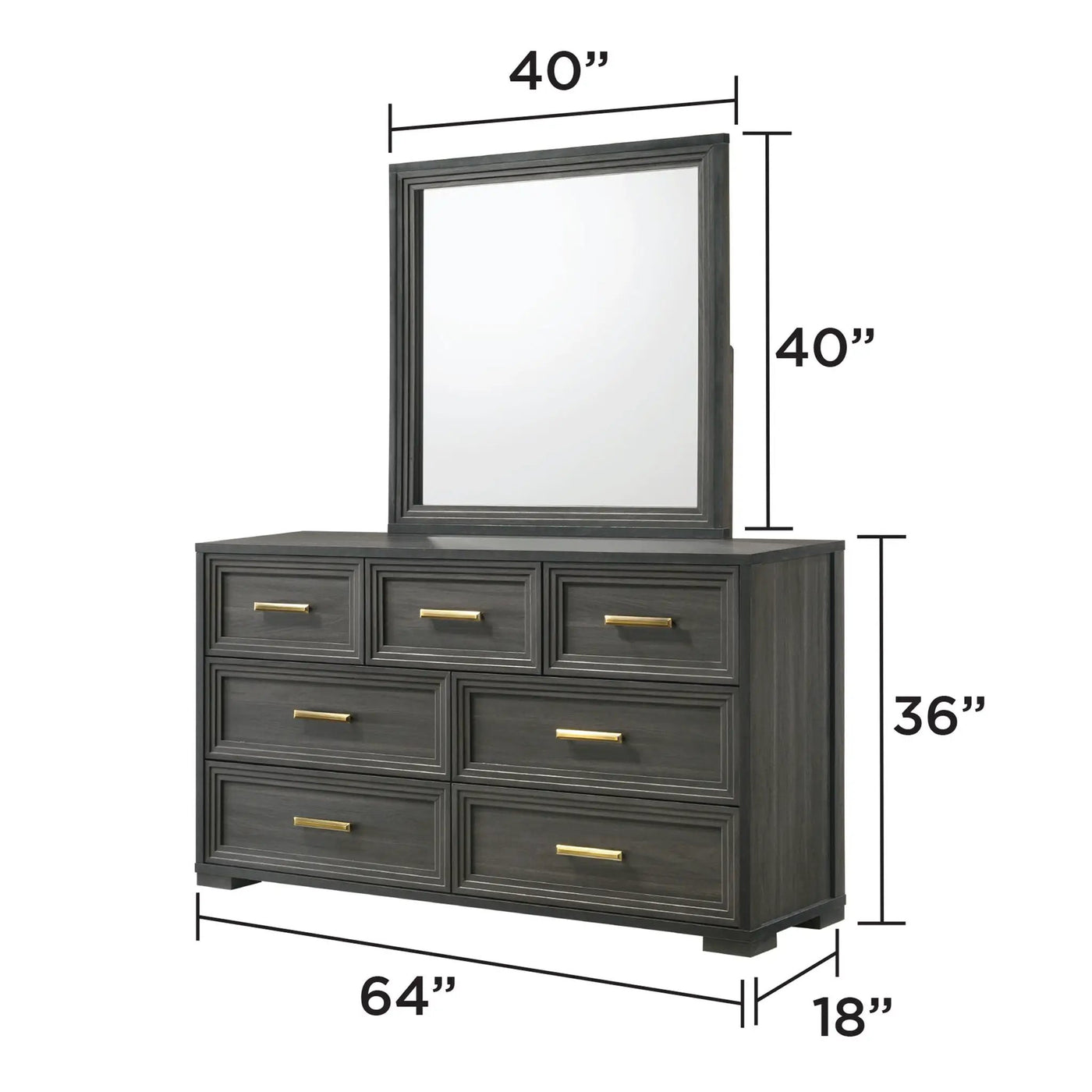 Colorado - Bedroom Set With Upholstered LED Headboard by HouseOfZazla