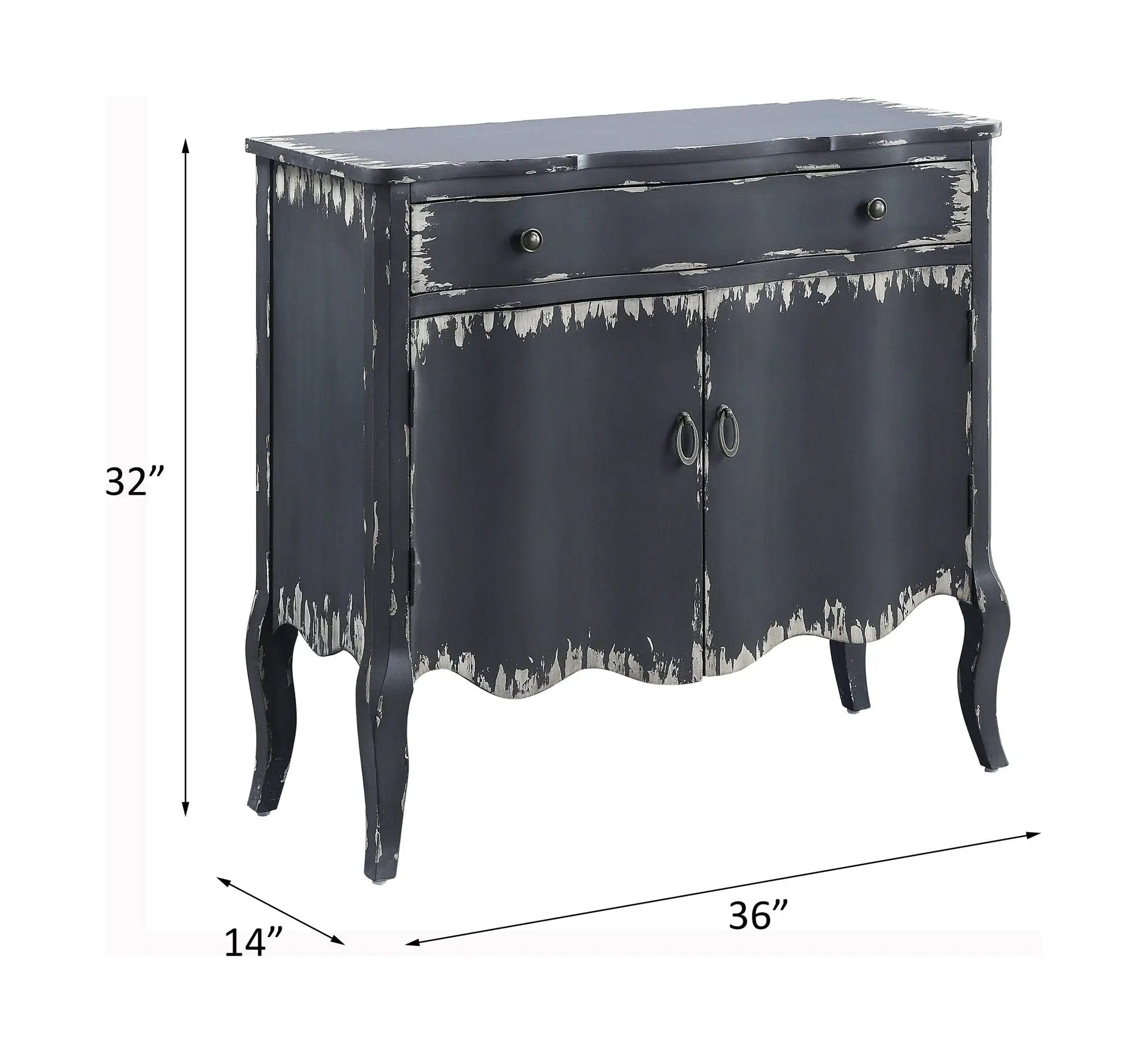 Deianira - Console Cabinet - Antique Gray by Unique Piece Furniture
